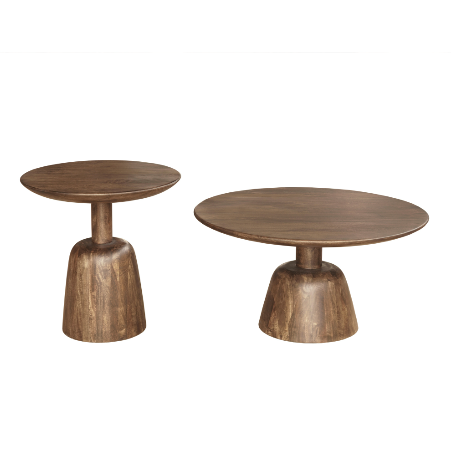 Mango Wood Side Table - 13 Hub Lane   |  Side Tables