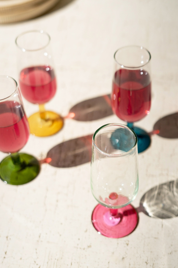 Aperitif Glass w/ Colored Stem