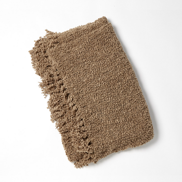 Textured Boucle Throw