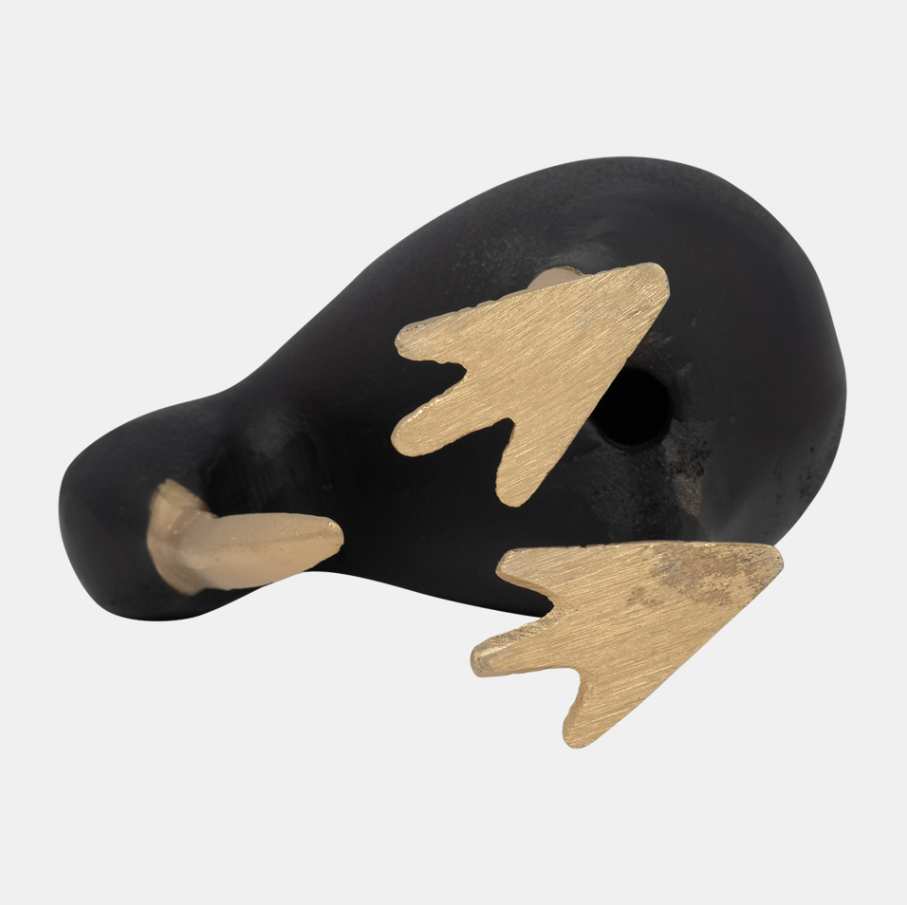 Kiwi Child, Black & Gold - 13 Hub Lane   |  Aluminum Sculptures