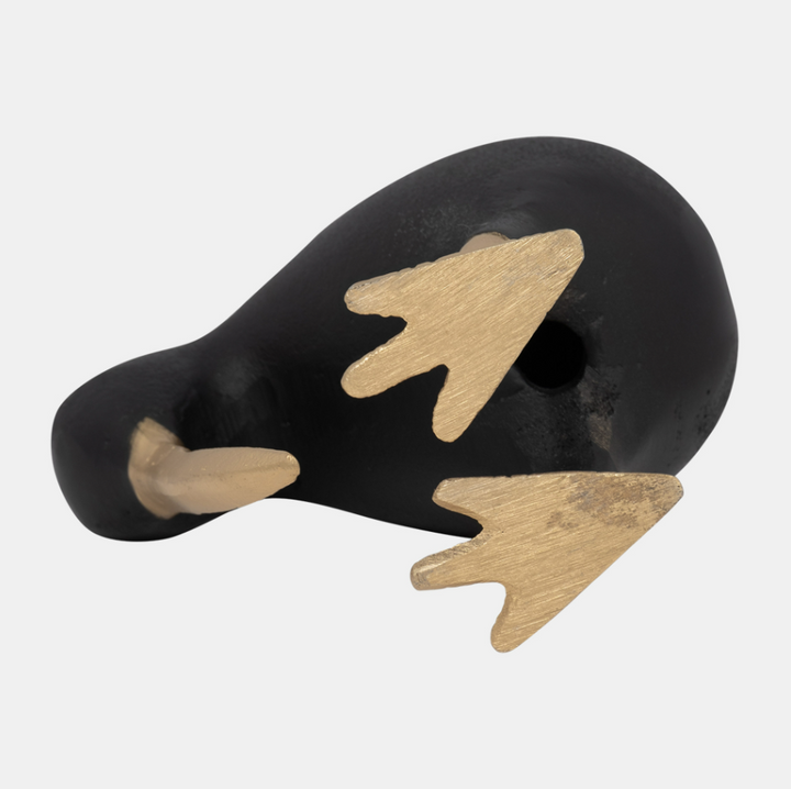 Kiwi Child, Black & Gold - 13 Hub Lane   |  Aluminum Sculptures