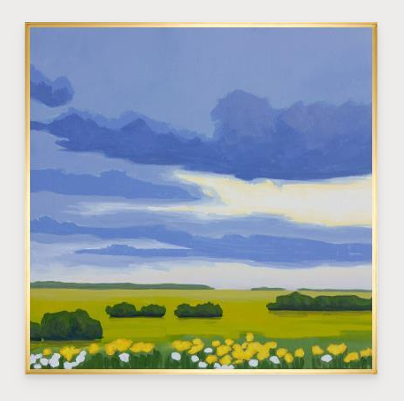 Kansas Field with Little Flowers