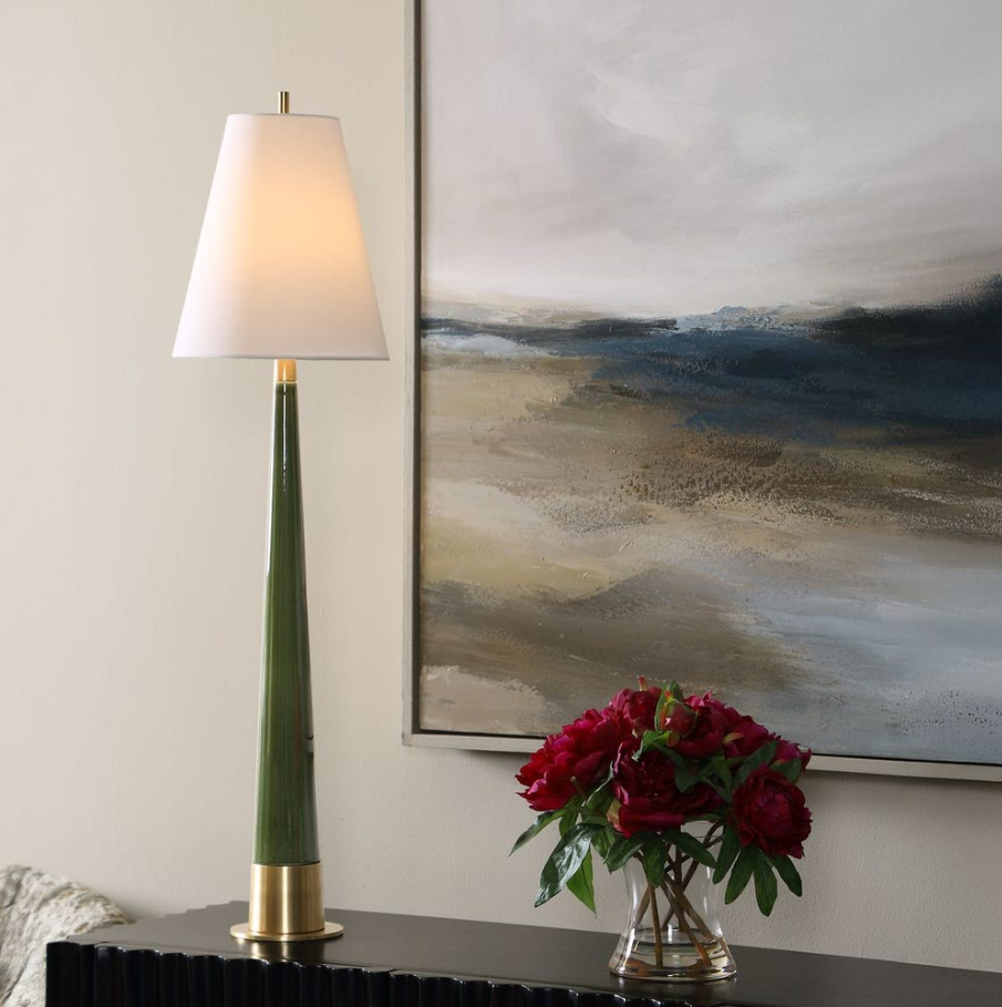 Riccardi Table Lamp, Moss