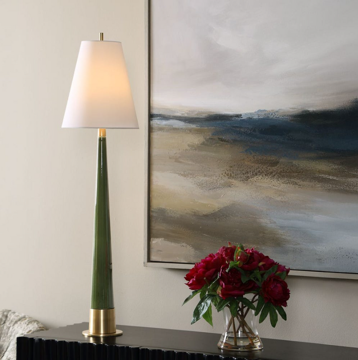 Riccardi Table Lamp, Moss