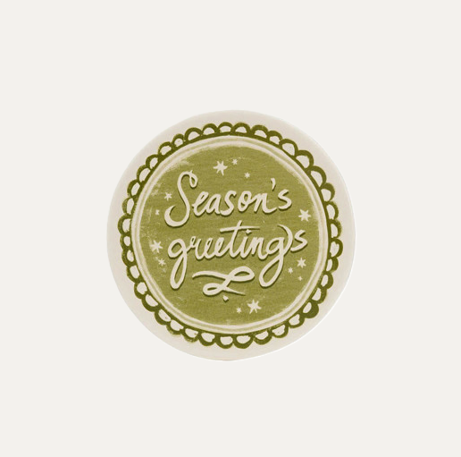 Holiday Stoneware Coasters