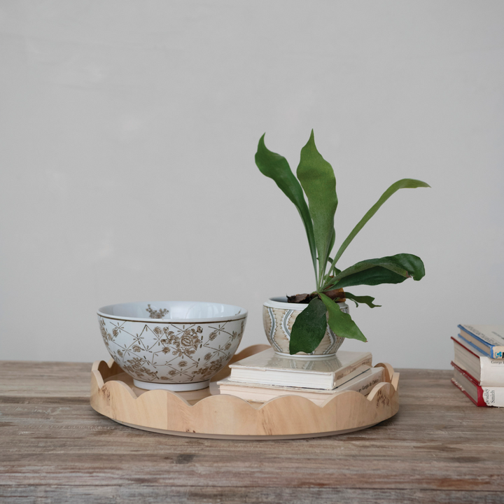 Scalloped Lazy Susan