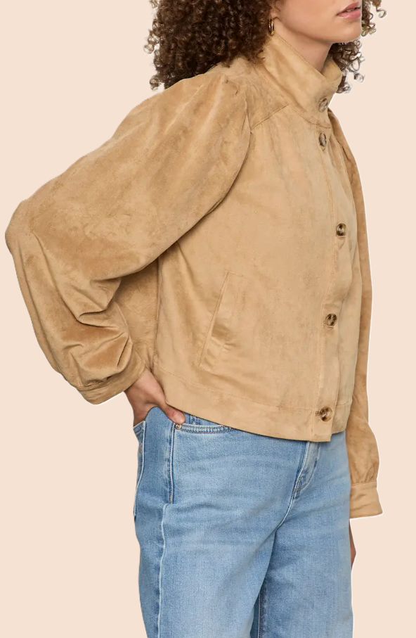 Charlotte Faux Suede Jacket, Cartouche - 13 Hub Lane   |  