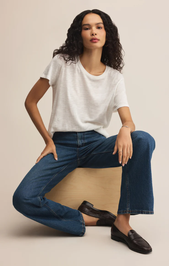 Foundation Premium Slub Tee, White