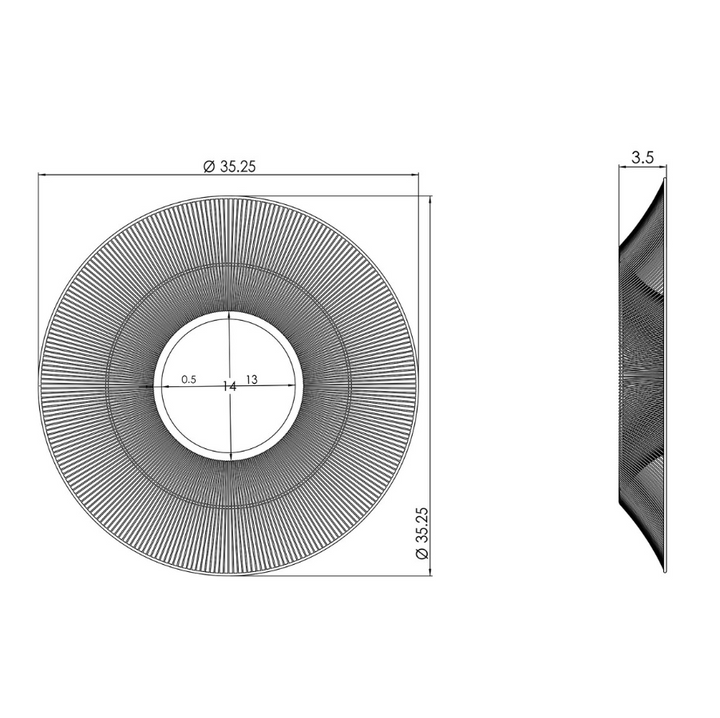 35" Round Iron Wire Mirror - 13 Hub Lane   |  Round Wall Mirrors