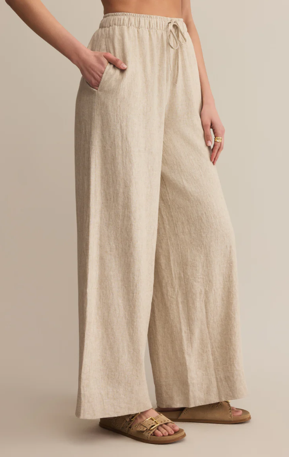Henri Pants, Flax - 13 Hub Lane   |  Wide Leg Pants