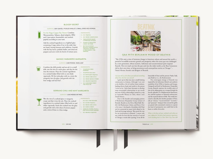 Drink: The Ultimate Cocktail Book - Over 1,100 Cocktail, Wine, and Spirits Recipes - 13 Hub Lane   |  