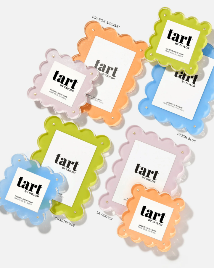 Mini Acrylic Frame, Chartreuse - 13 Hub Lane   |  Acrylic Frames