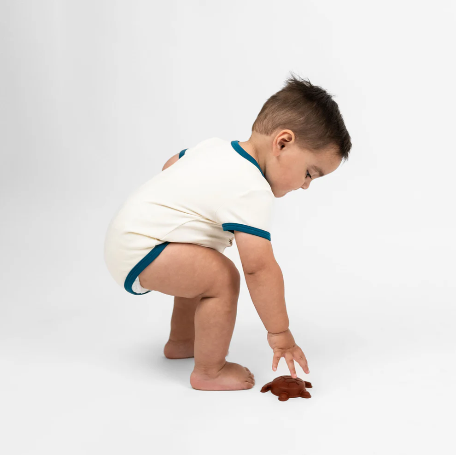 Howdy Western Cotton Ringer Baby Onesie - 13 Hub Lane   |  