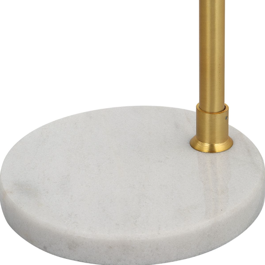 Curved Arc Floor Lamp, Gold