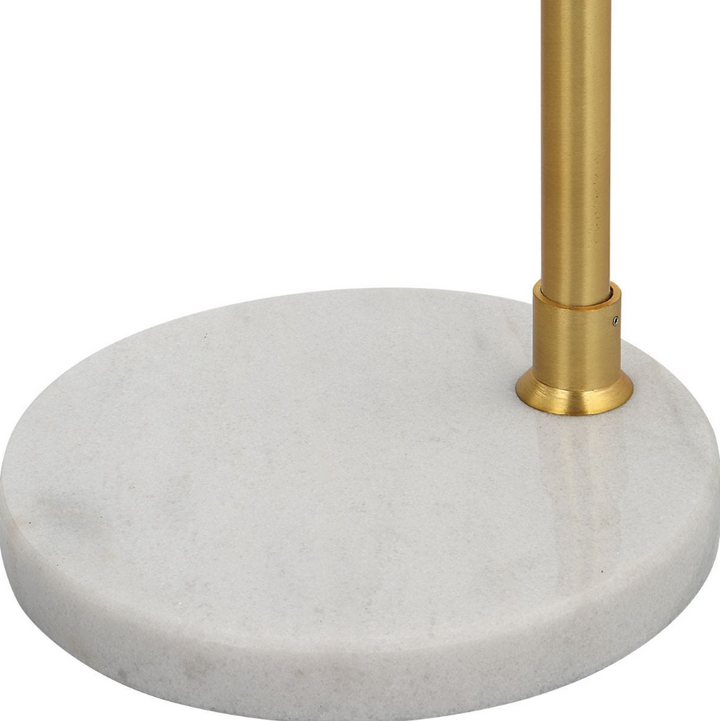 Curved Arc Floor Lamp, Gold