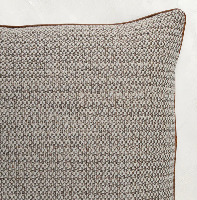 Knotted Wool Cream Pillow - 13 Hub Lane   |  