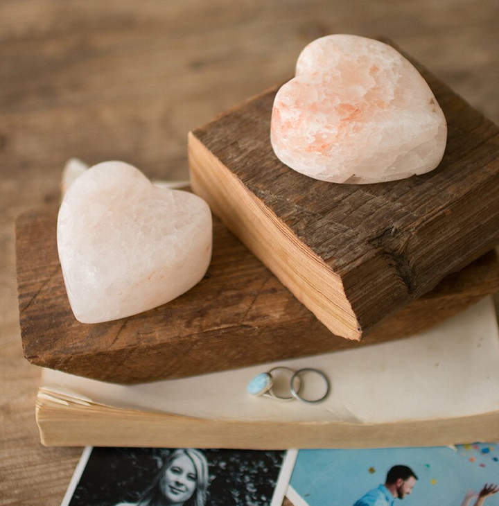 Himalayan Salt Heart - 13 Hub Lane   |  Stone Deco