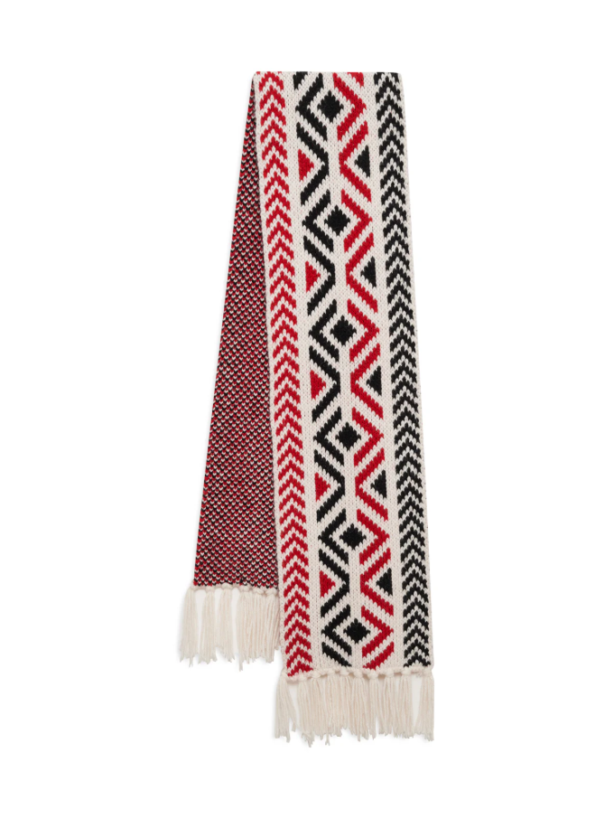 Send It Scarf, Chalk Multi