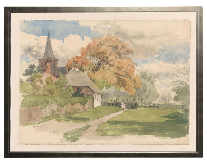 Yard at a Village Church