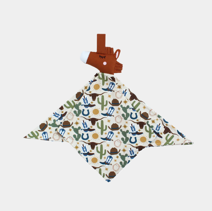 Howdy Western Horse Baby Lovey - 13 Hub Lane   |  