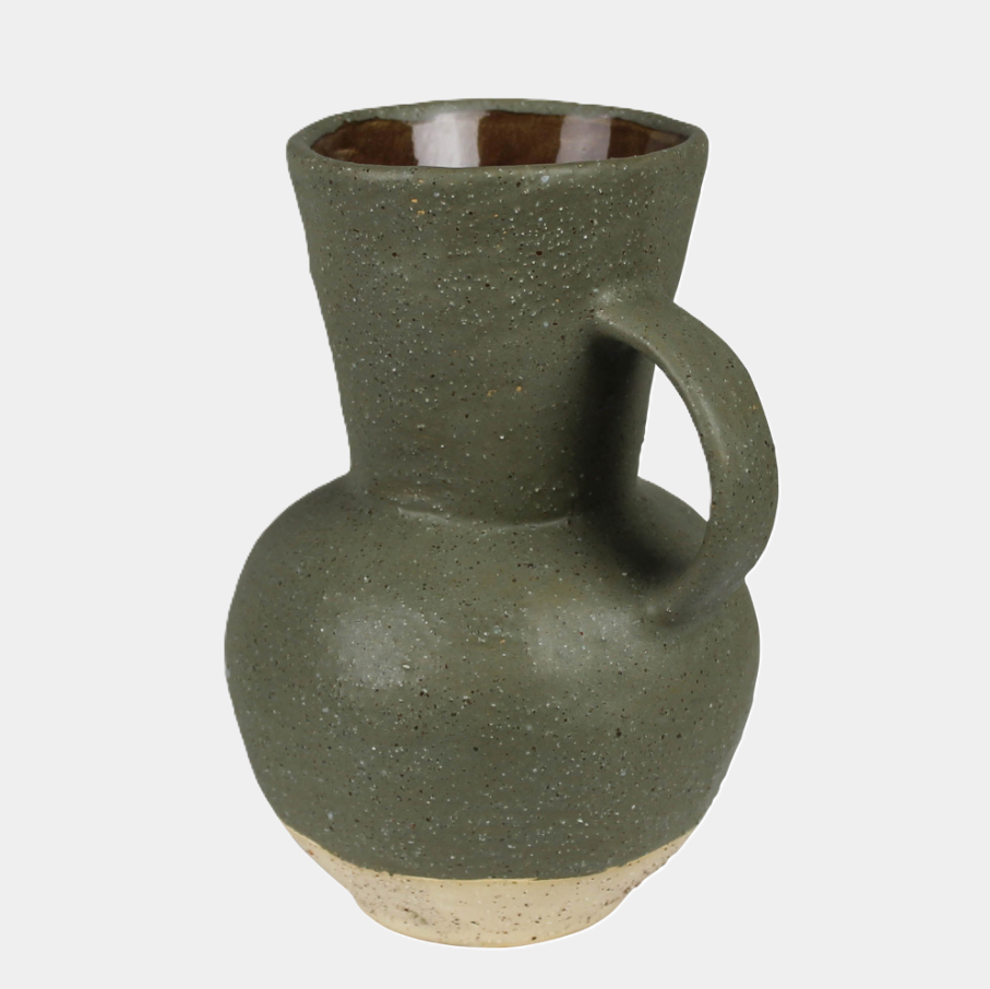 Umbria Ceramic Vase w/ Handle - 13 Hub Lane   |  