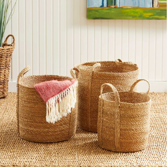 Round Seagrass Basket