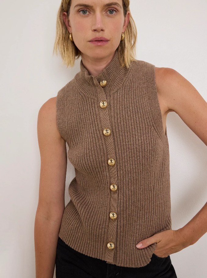Nation LTD Ira Sweater Vest, Biscotti - 13 Hub Lane   |  