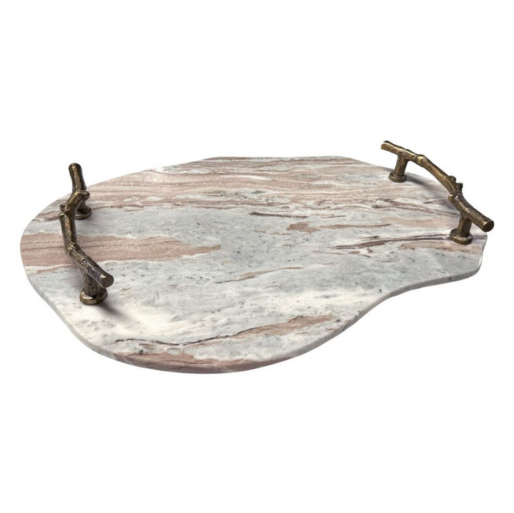 Stone and Twig Indoor-Outdoor Tray - 13 Hub Lane   |  Marble Trays
