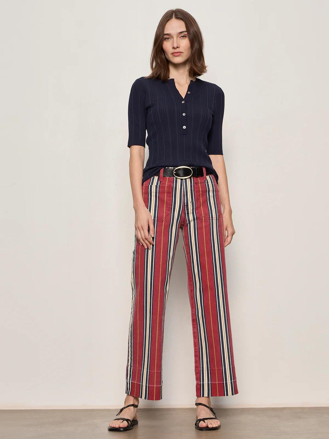 Mariner Jeans, Very Berry Stripe