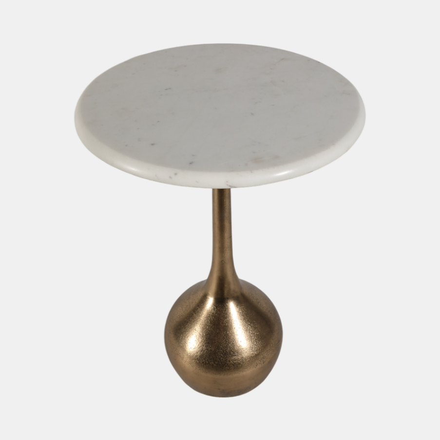 Marble Ball Base Accent Table - Thumbnail 2
