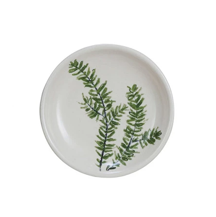 Winter Nature Stoneware Dish