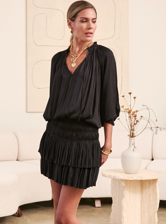 Andrea Pleated Mini Dress - 13 Hub Lane   |  Mini Dresses