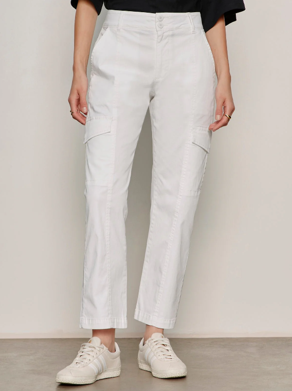 Rebel Straight Crop, Chalk - 13 Hub Lane   |  Cargo Pants