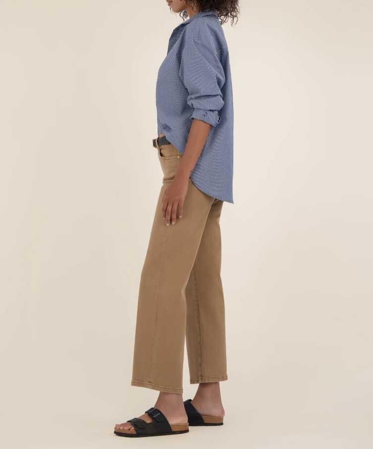 Kut From the Kloth Charlotte High Rise Wide Leg, Caramel - 13 Hub Lane   |  Wide Leg Pants