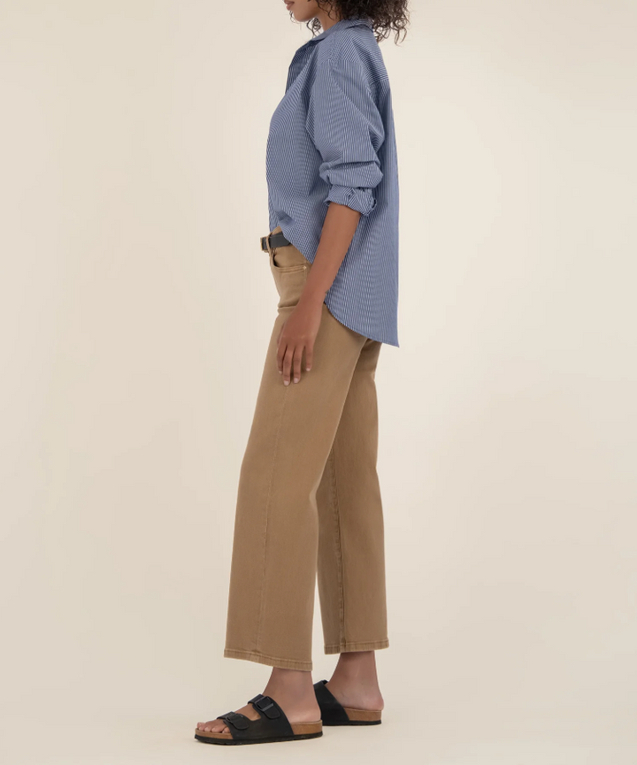 Kut From the Kloth Charlotte High Rise Wide Leg, Caramel - 13 Hub Lane   |  Wide Leg Pants