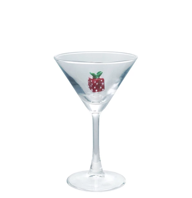 4oz. Holiday Figure Martini Glass - 13 Hub Lane   |  