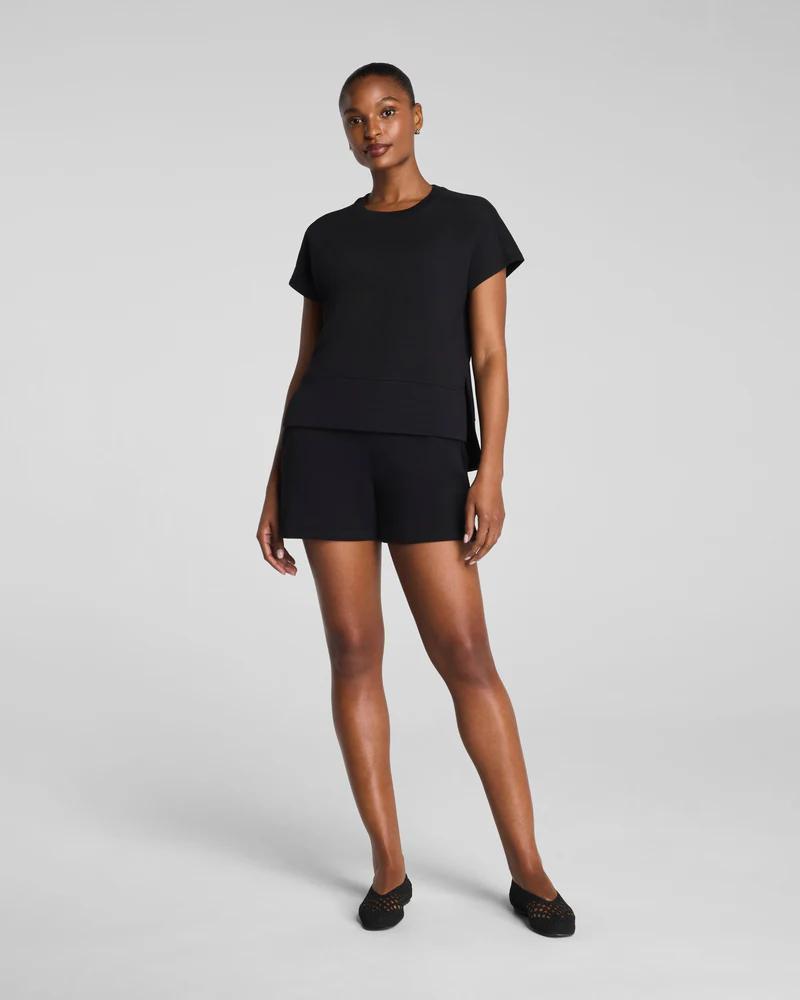 Spanx AirEssentials Crewneck Tee, Very Black