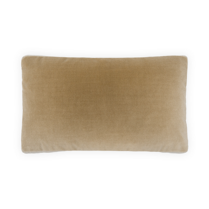 Deveraux Box Lumbar Pillow, Fawn - 13 Hub Lane   |  Velvet Lumbars
