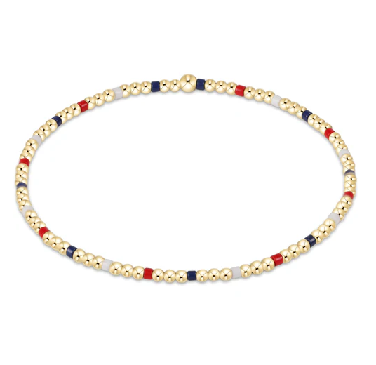 enewton hope sincerity pattern 2mm bead bracelet - firecracker - 13 Hub Lane   |  Beaded Bracelets
