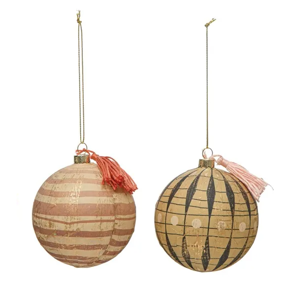 Paper Mache Ball w/ Tassel