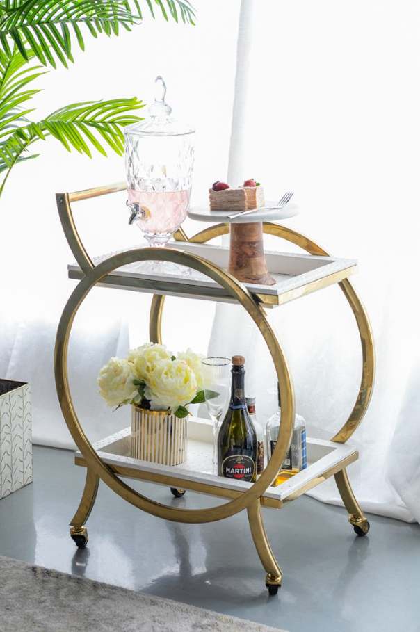 Quentin Bar Cart - 13 Hub Lane   |  Bar Carts