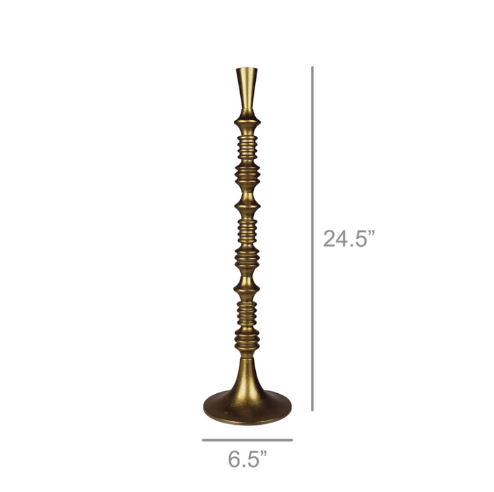 Eliad Taper Holder, Brass - 13 Hub Lane   |  