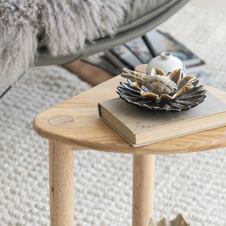 Stoneware Flower Plate