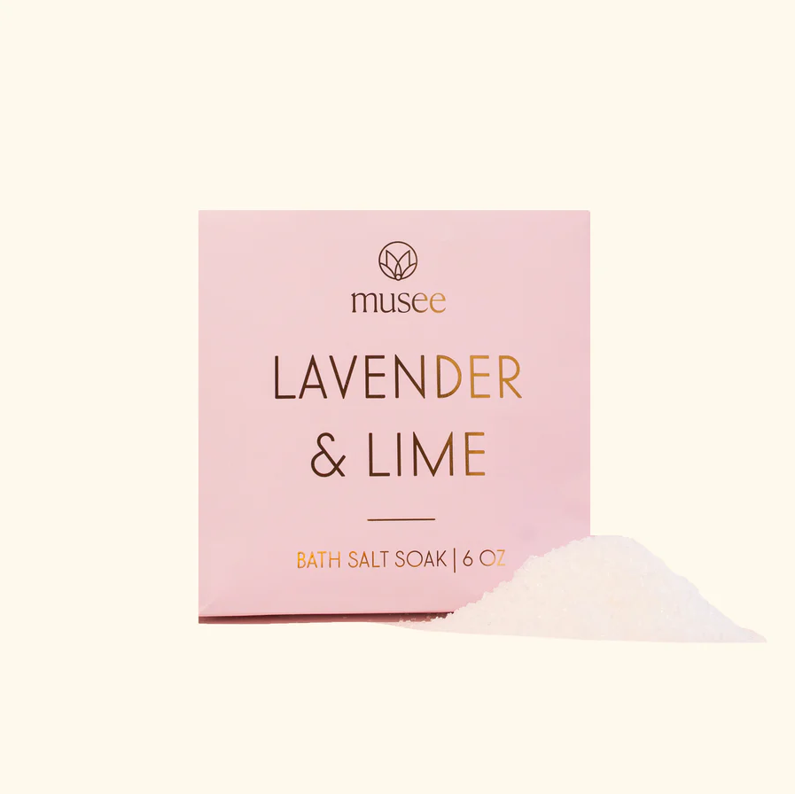 Lavender & Lime Mini Bath Salt Soak - 13 Hub Lane   |  