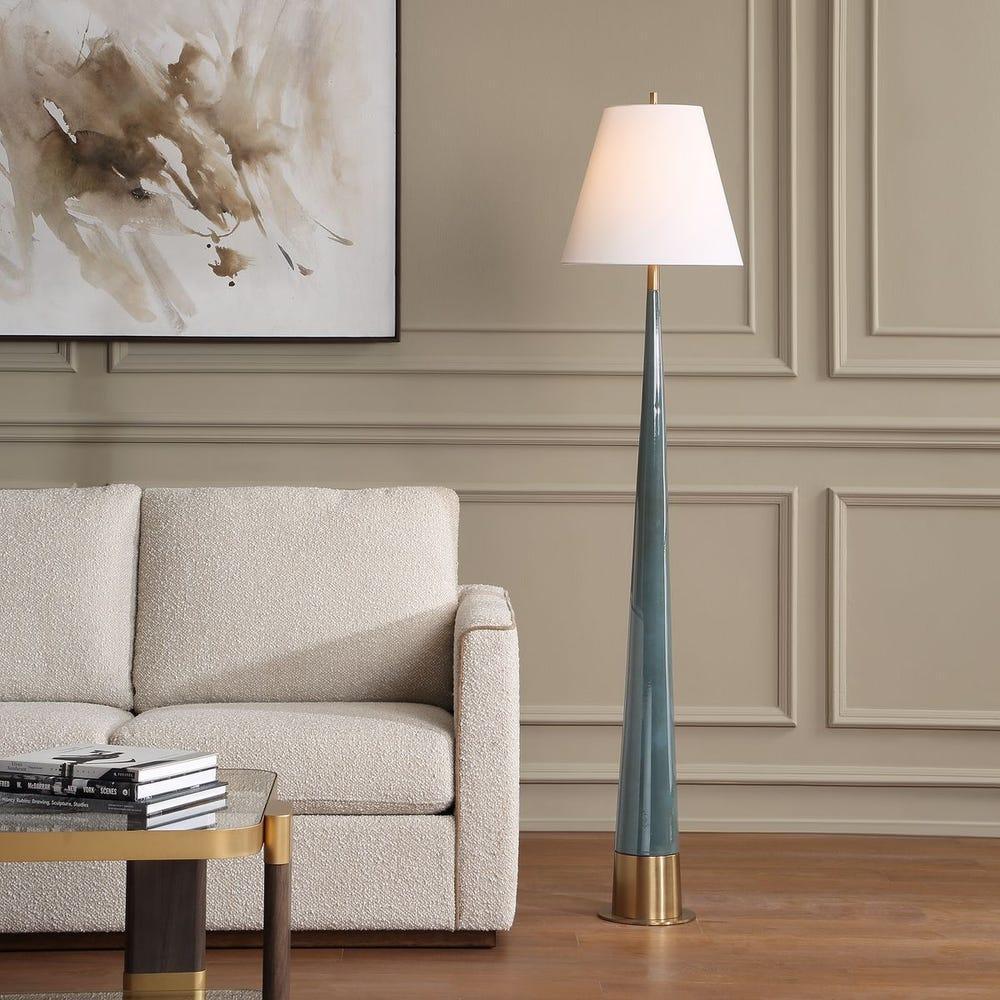 Riccardi Floor Lamp, Blue