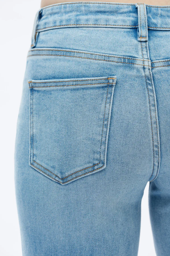 Alsa Mid Rise Wide Leg Jeans, Fresh Blue - 13 Hub Lane   |  Wide Leg Jeans