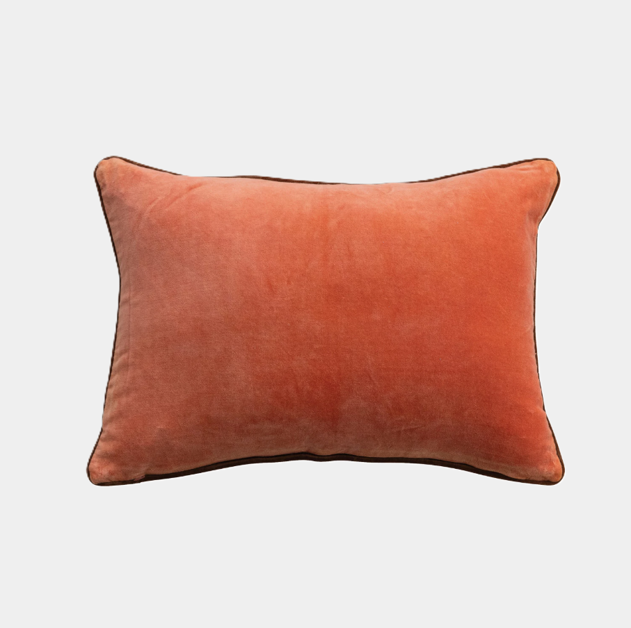 13 Hub Lane Cotton Velvet Lumbar Pillow