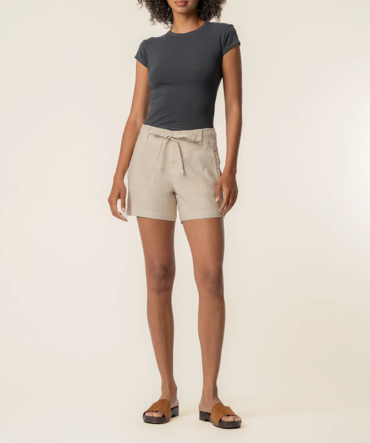 Kut From the Kloth Katie Linen High Rise Short, Sand