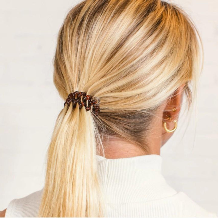 Spiral Coil Hair Tie, Tortoise