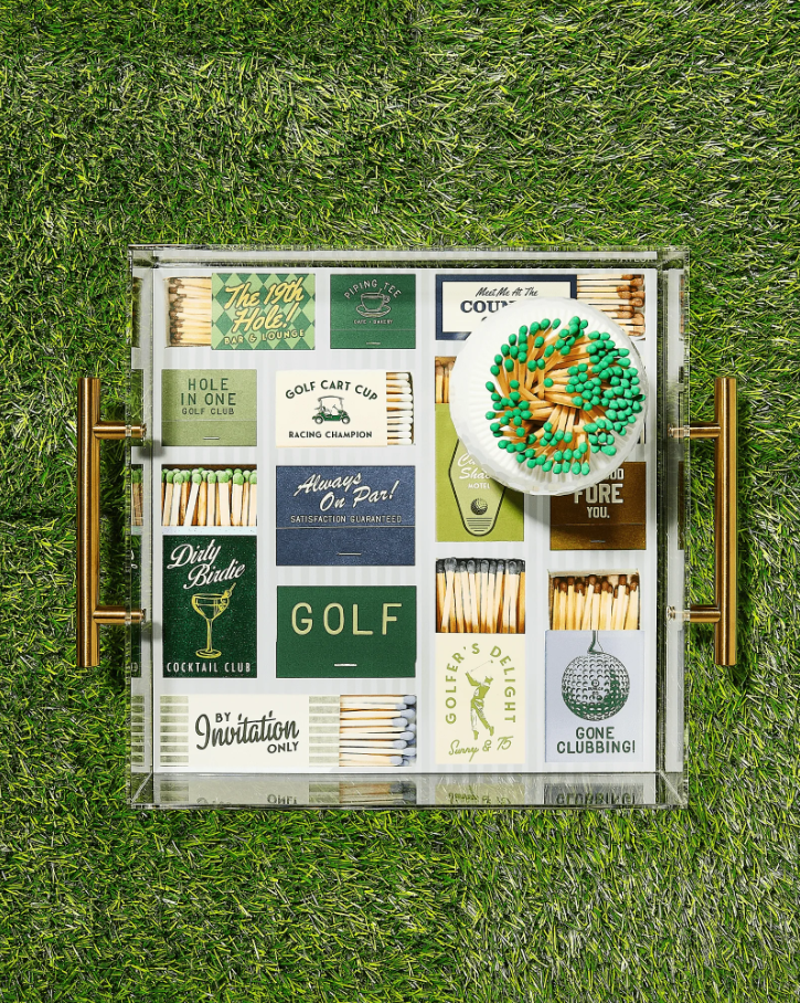 Golf Matchbook Tray